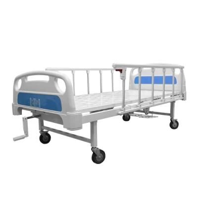 Single Crank Manual Medical Hospital Bed ICU Bed for Hospital Outpatient