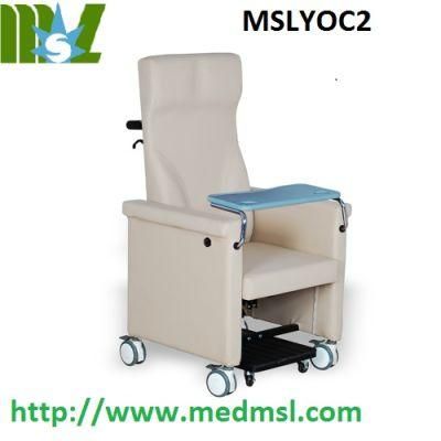 Nursing Home Furniture Chair with Hand Adjustable--Backrest Function -Mslyoc2