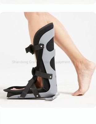 High Quality Plastic Comfortable Medical Knee Ankle Foot Orthosis Brace with Hinge Orthopedic Knee Brace Medical Support