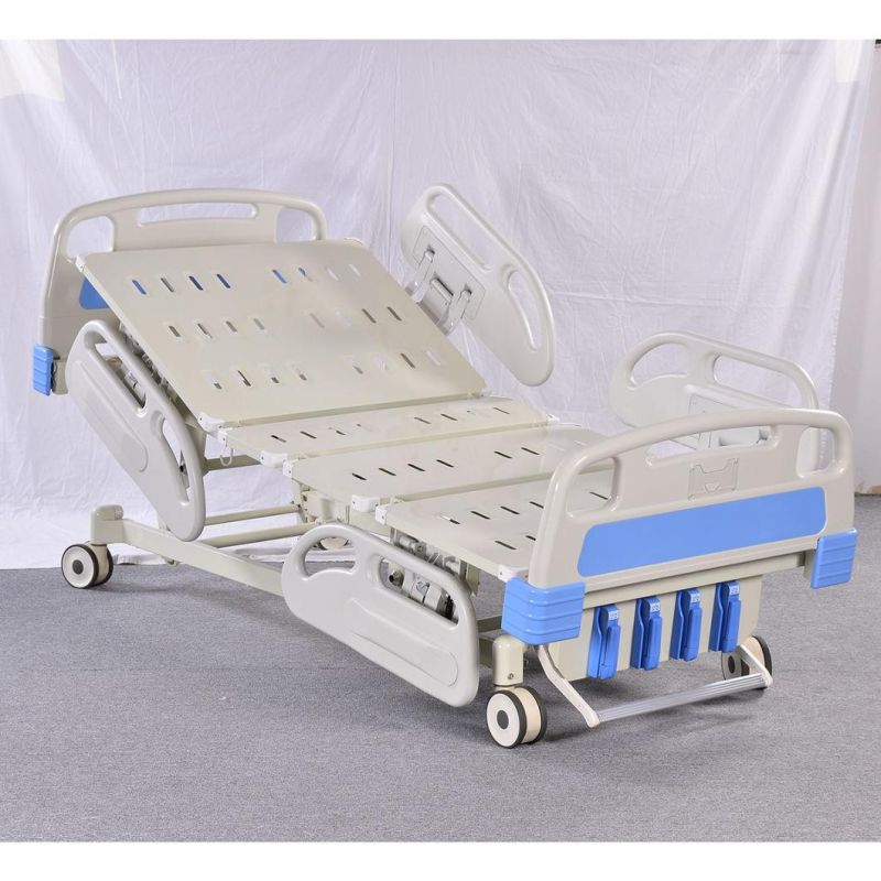 Medical Hospital Bed Electric 5 Crank 5 Functions Electric Hospital Bed ICU Nursing Hospital Bed for Patients