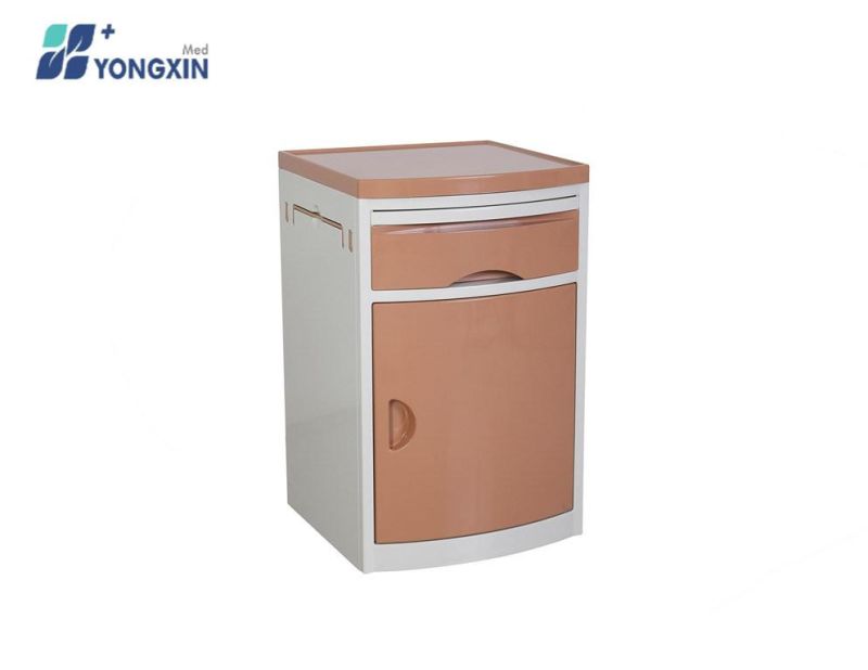 Yxz-800 ABS Hospital Bed Side Cabinet, Strong Plastic Hospital Locker with Wheels, Medical Used Storage Cabinet