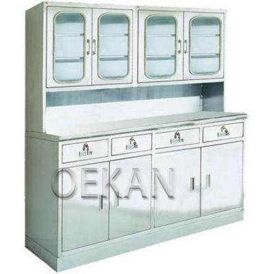 Oekan Modern Hospital Stainless Steel Workstation with Cabinet