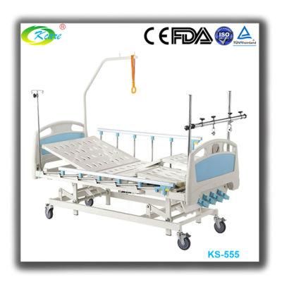 Hospital Furniture Manual Four Cranks Orthopedic Bed for Bone-Fractures