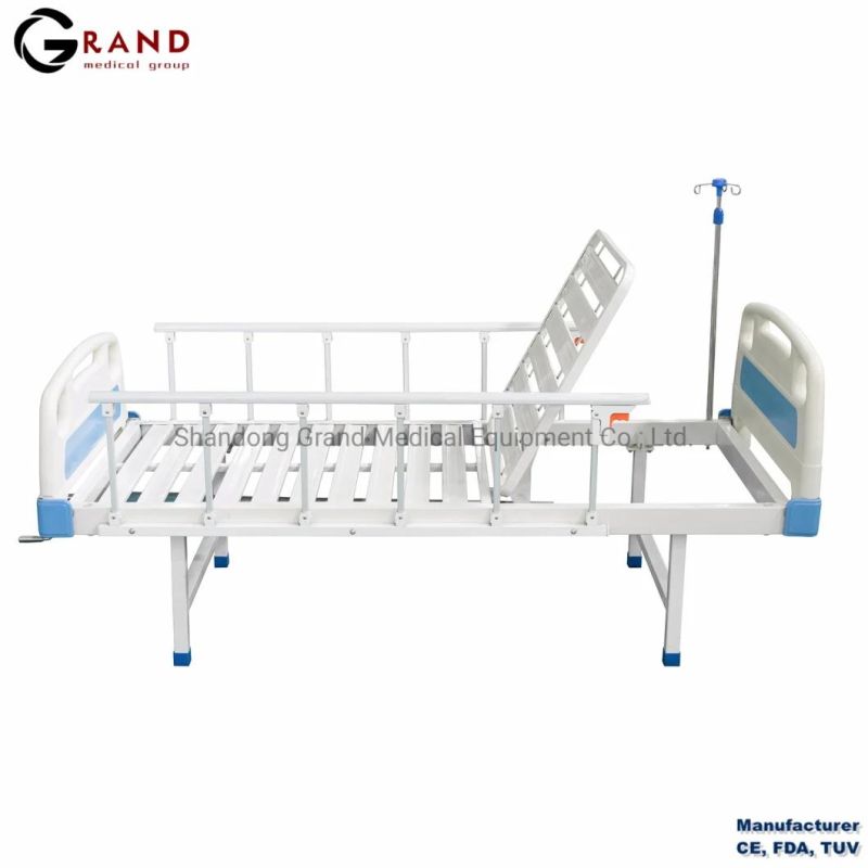 Factory Direct Supply China Bed Medical Hospital Metal Flat Bed Steel Ward Wholesale Hospital Beds