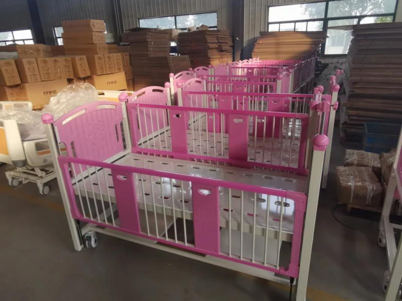 Luxury High Quality Hospital Children Bed Adjustable Single Shake Double Shake Child Bed