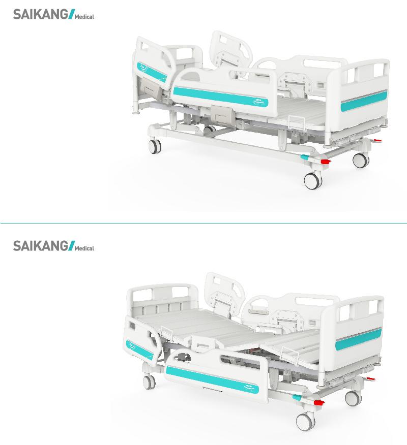 Y3y8c Manual Collapsible Hospital Rehabilitation Bed with Height Adjustable for Hospital Use