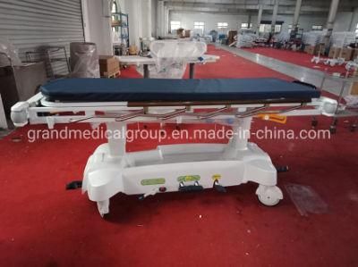 Grand Medical B-3y Hill Room Hydraulic Patient Transfer Stretcher Bed Hospital Trolleys for Ambulance