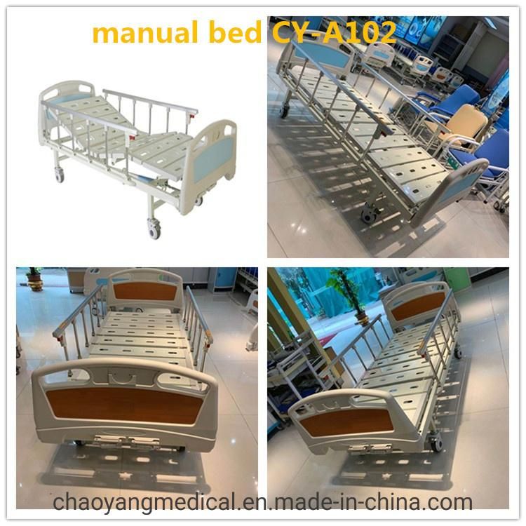 Hospital Equipment Clinic Bed Manual 2 Cranks New Medical Beds for Sale Cy-A102