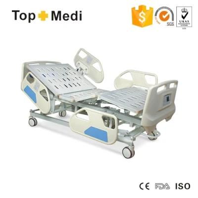 ABS Guardrail Four Functions Medical Hospital Equipment Electric Hospital Bed for Paralyzed Patients