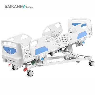 B8e Saikang Professional Comfortable Multifunction Foldable Clinic Hospital Bed Electric Medical ICU Bed