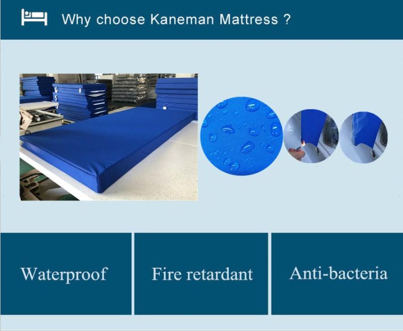 Vacuum Packed Hospital Mattress High Density Foam Mattress