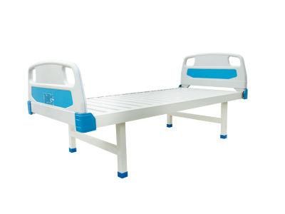 Hot Sale Hospital Equipment Multifunction Bed Powder Coated Surface Steel Corrosion Resistant Flat Hospital Bed