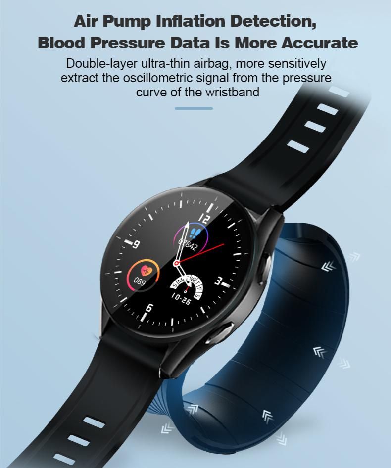 New Smart Watch Sport Heart Rate Blood Pressure Monitor Health Fitness Tracker Waterproof Men Women Wrist Android Smart Watch