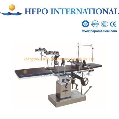 China Hospital Manual Hydraulic Surgical Operating Ot Table (HP-OT800M4II)