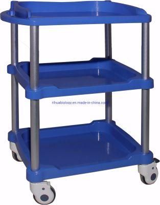 Hospital Medical Stainless Steel Instrument Dressing Cart