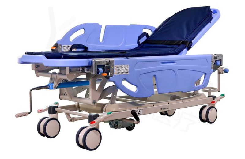 Patient Transport Stretcher Medical Transfer Vehicle Transfer Trolley Car Transport Hospital Bed