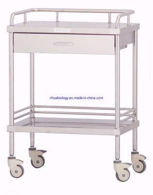 Hospital High Quality Treatment Cart Stainless Steel