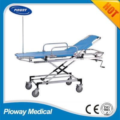 Hospital Adjustable Aluminum Alloy Transport Stretcher, Ambulance Stretcher (RC-B2)