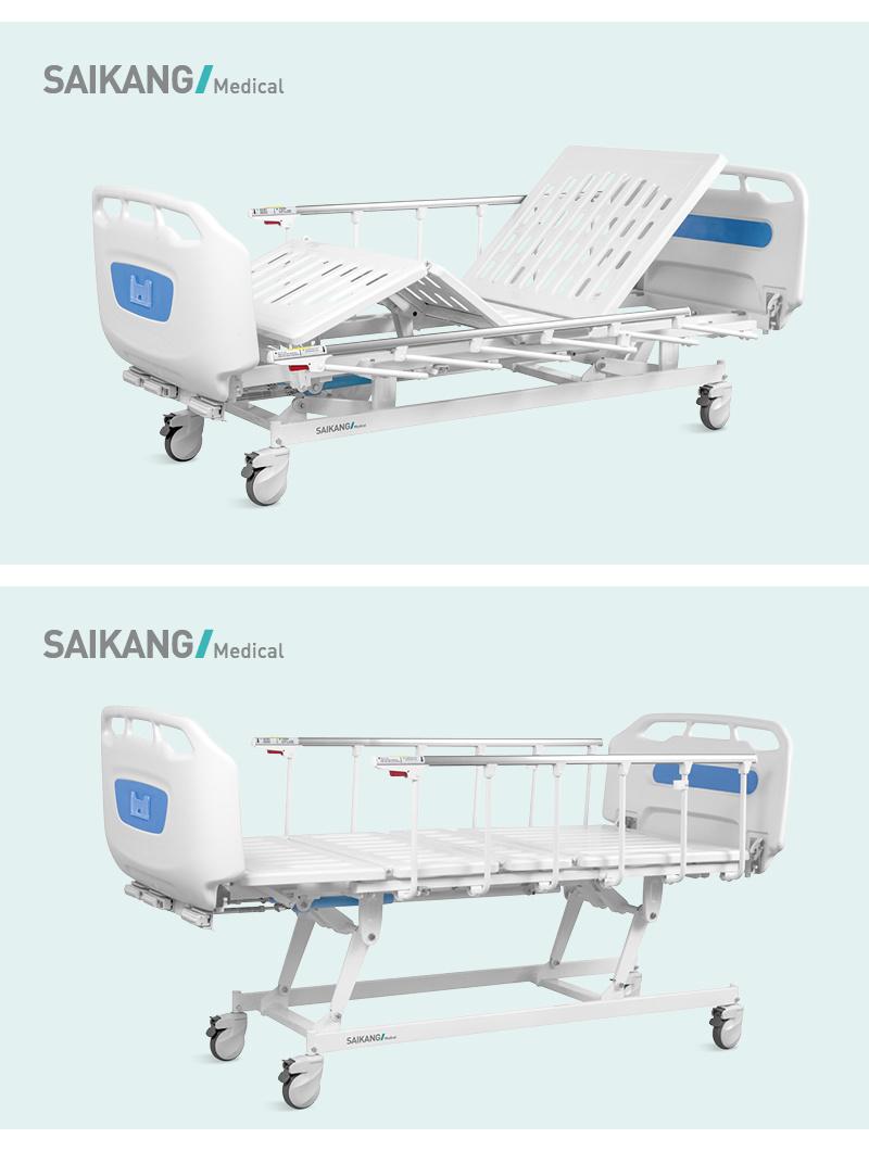 D3w Hospital Intensive Care Unit Manual Pediatric Bed with 3 Cranks