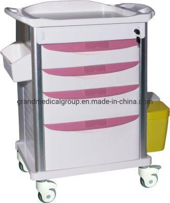 Hospital Equipment ABS Medicine Cart Medical Clinical Delivery Drugs Trolley
