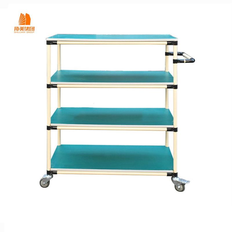 Factory Direct Sale Hospital Medicine Trolley, Stainless Steel Metal Material.