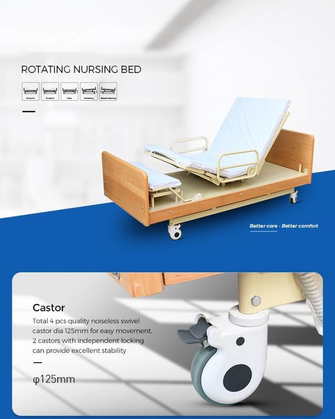 Electric Smart Rotating Care Nursing Bed