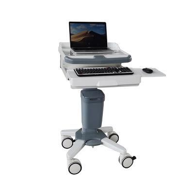 Manufacturer Hospital Furniture Mobile Rolling Medical Computer Cart