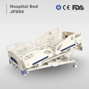 Headboards Cross Hospital ICU Bed with Stand Function