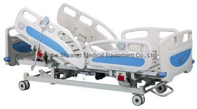 Hospital Furniture Medical Equipments 5 Functions Electric Hospital Bed ICU Bed