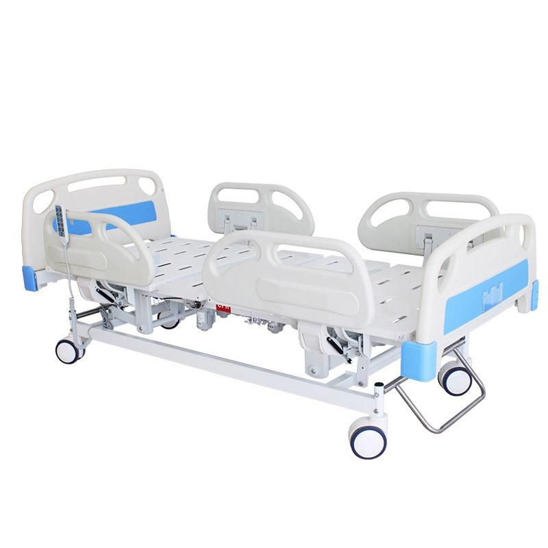 HS5108g Luxury Multifunctional Folding Medical Furniture Adjustable Electric Hospital Bed with Casters