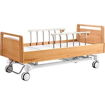 Made in China Wholesale Manual Beds Medical Nursing Hospital Inpatient Rest Bed