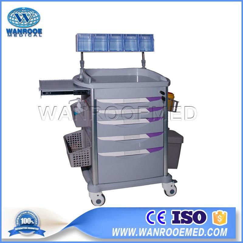 77 Series Hospital Equipment Medical ABS Anesthesia Medication Clinical Cart Trolley