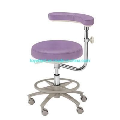 Hot Sale Model Dentist Chair Dental Stool with Adjust Seat Tilt and Backrest