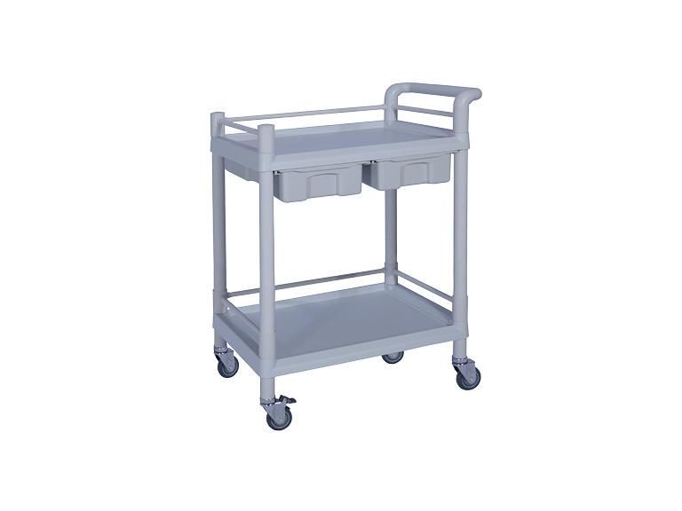 Top2 Mobile Medical Furniture for Computer Instrument Hospital Trolley Cart
