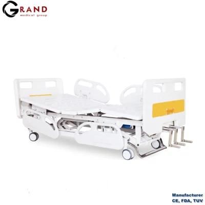 Heavy Load Hospital Furniture Two Function Hospital Manual Two Cranks Bed