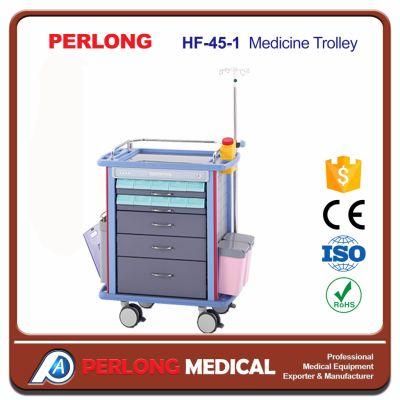 ABS Medical Trolley with Drawers, Medicine Trolley, Hospital Trolley