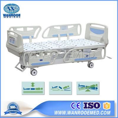 Medical Adjustable Nursing Electrical Hospital Psychiatric Incline Bed with Five Functions