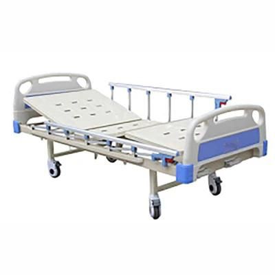 Hospital Furniture ABS Two Crank Manual Hospital Bed