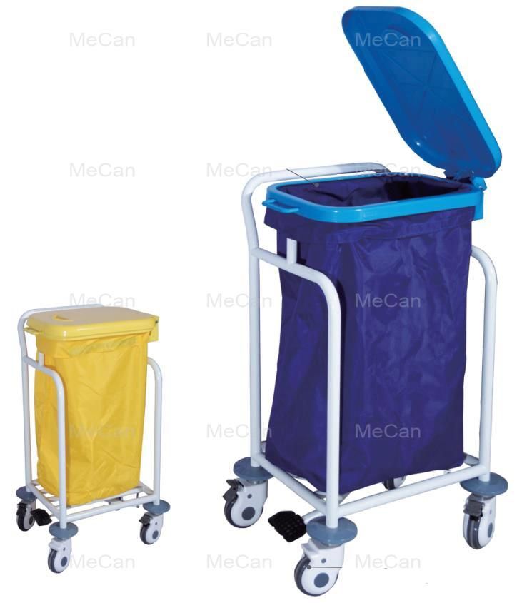 Cheap Price Foldable Linen Dirt Cart Waste Collecting Trolley