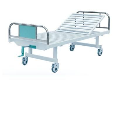 BS-817 One-Function Patient Manual Medical Bed Nursing Bed Hospital Medical Equipment with One Revolving Lever