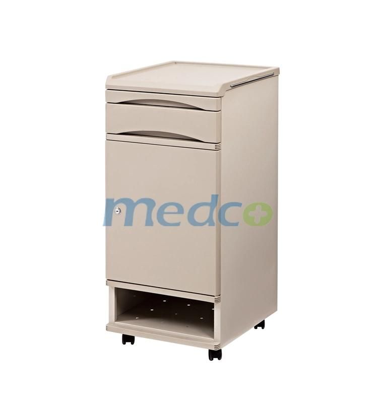 Hospital Bedside Table Cabinet with Drawer and Door