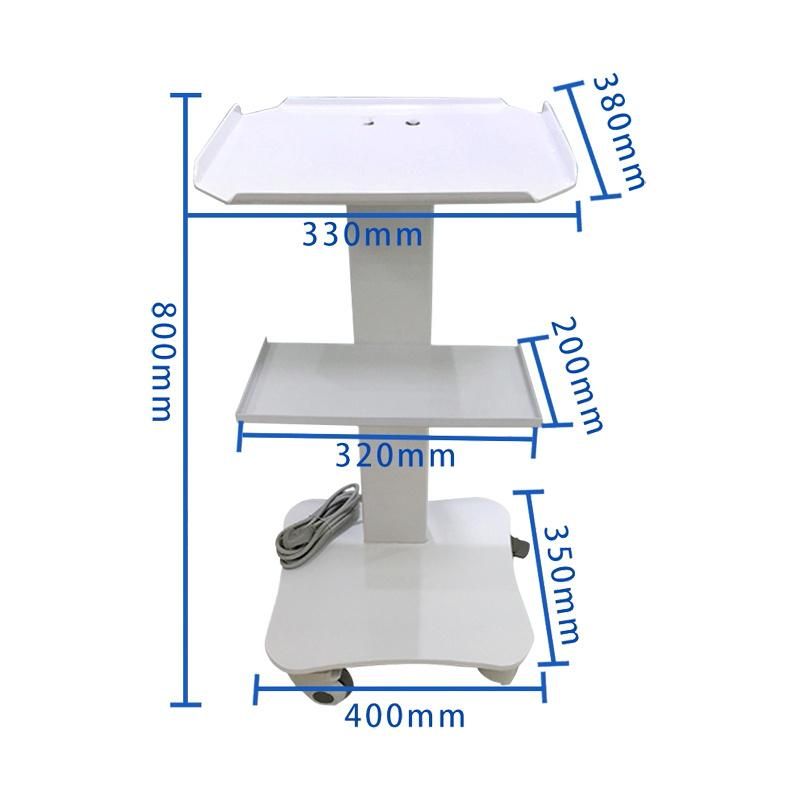Dentist Tools Dental Office Cabinets with Trolley Wheel