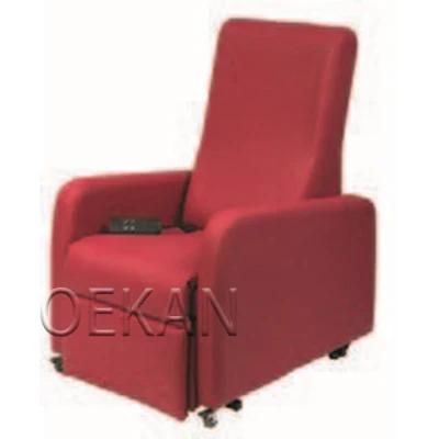 Hospital Electric Lift Massage Sofa Chair Medical Leisure Recliner Leather Sofa with Wheels