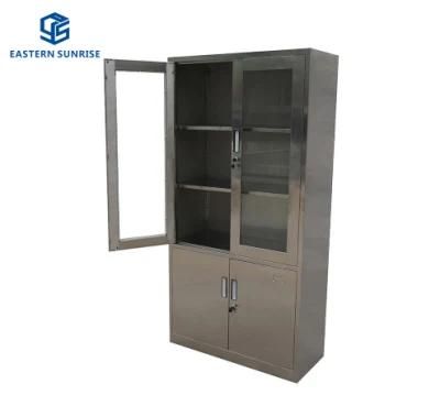 Stainless Steel Cabinet Hospital Storage Locker for Grug Medicine Utensil