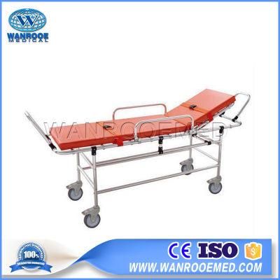 Medical Rescue Stainless Steel Hospital Patient Emergency MRI Non-Magnetic Transfer Stretcher Trolley