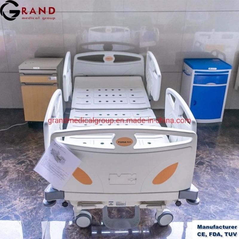 Long Service Life Medical Equipment Electrical Four Funtions Hospital Adjustable Patient ICU Bed