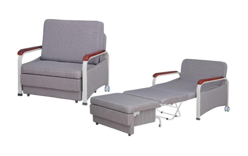 Top Quality Cold Rolled Steel PU Cover Patient Room Hospital Chair