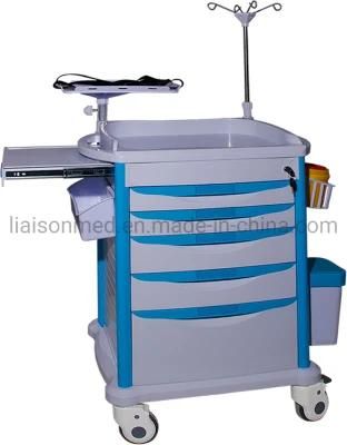 Mn-Ec002 Emergency Room Fresh ABS Medical Trolley