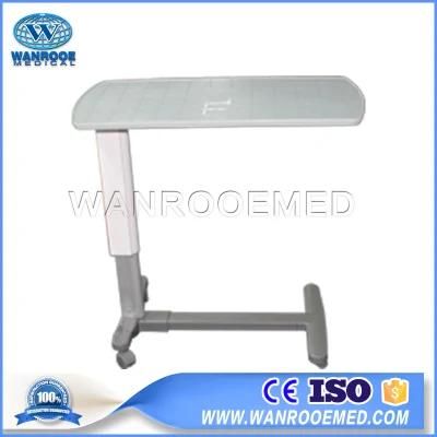 Bdt002A Hospital Medical Adjustable Movable Over Patient Bed Dining Table