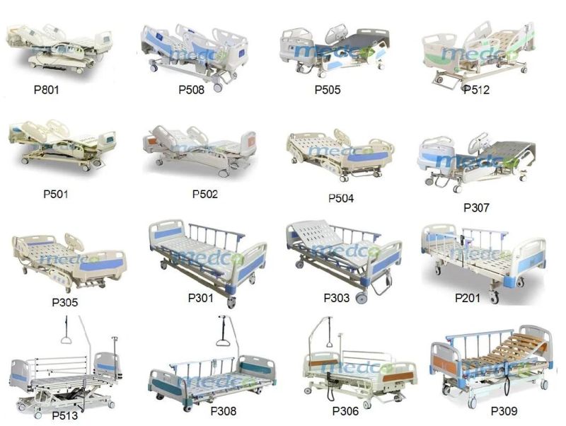 Medical Equipment Ultra-Low Three Functions Electric Hospital Bed for Sales